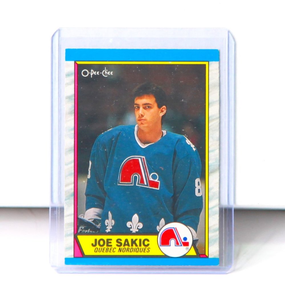 Joe Sakic Quebec Nordiques O-Pee-Chee Rookie Card #113
